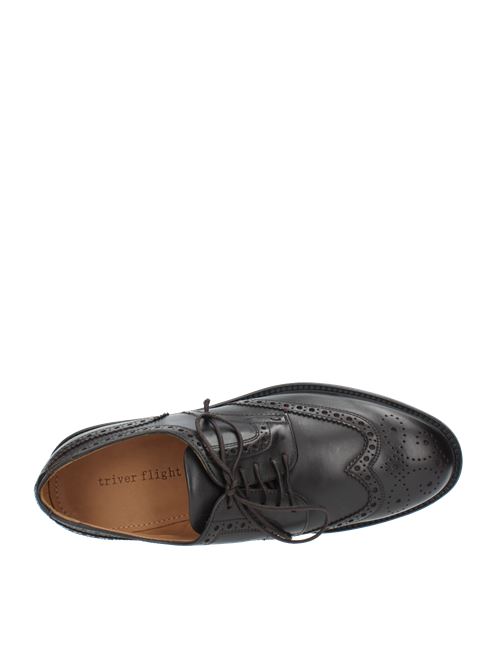 Stringate modello 206-03 TYFFANY in pelle TRIVER FLIGHT | 206-03 TIFFANYT.MORO
